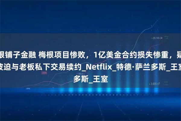 银铺子金融 梅根项目惨败，1亿美金合约损失惨重，疑被迫与老板私下交易续约_Netflix_特德·萨兰多斯_王室