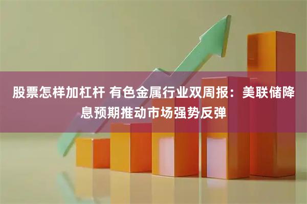股票怎样加杠杆 有色金属行业双周报:美联储降息预期推动市场强势反弹